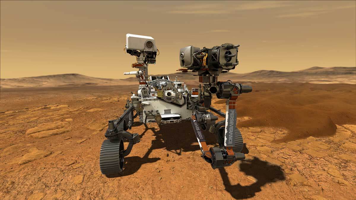 an image of NASA's Perseverance rover 